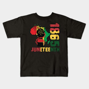 Juneteenth 1865 Black History African American Men Women Kids T-Shirt